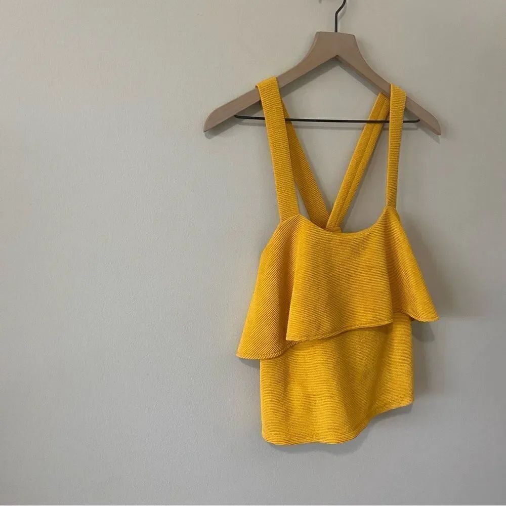Madewell Texture & Thread Tiered Tank - Picture 3 of 11